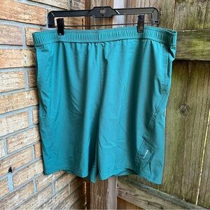 Balance Collection Dark Green Athletic Shorts